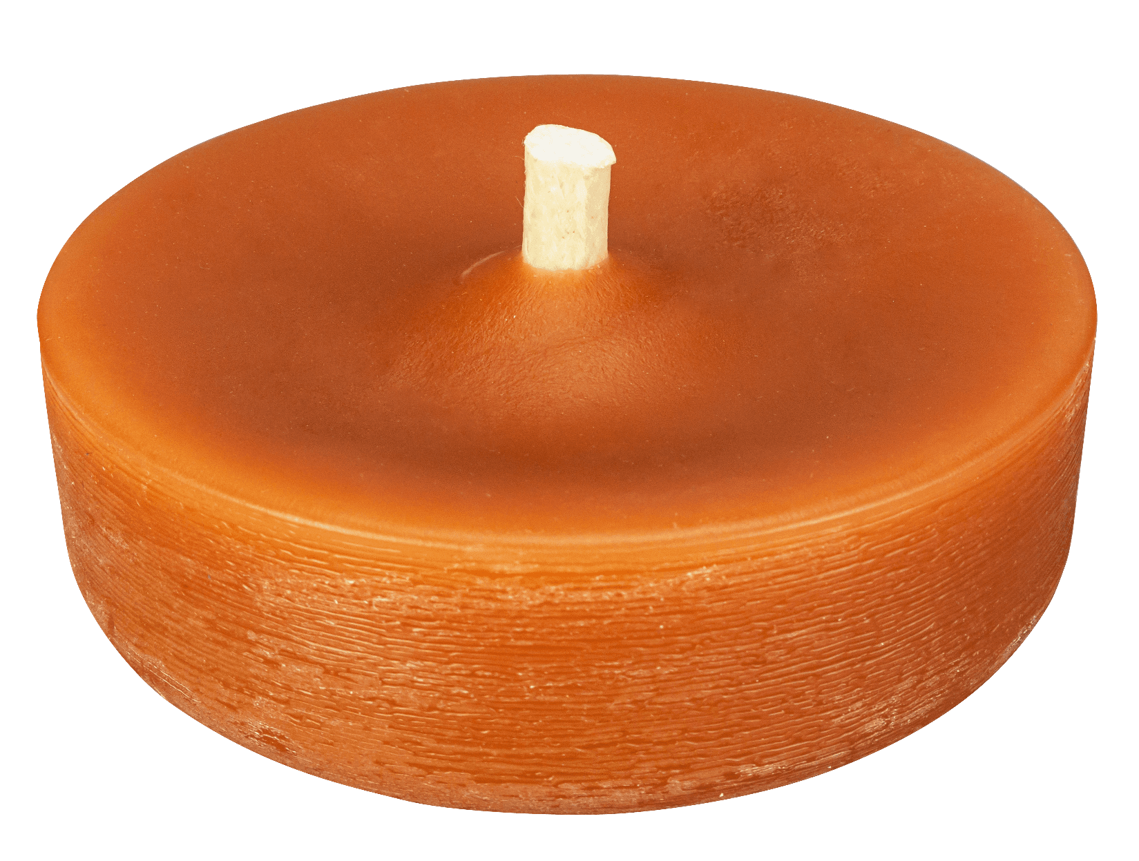 Windlicht set houder en vulling 140x70 mm / zilver cognac 2