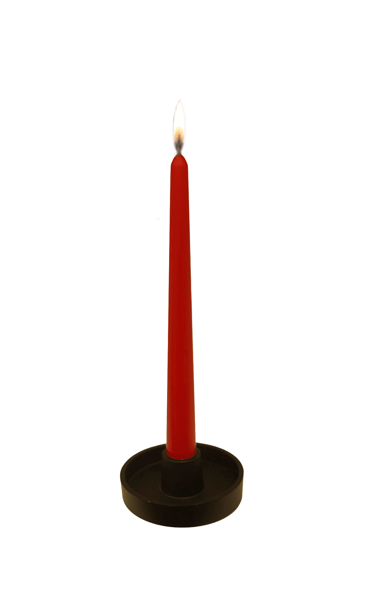 Gotische tafelkaars 23x250 mm / Rood 2