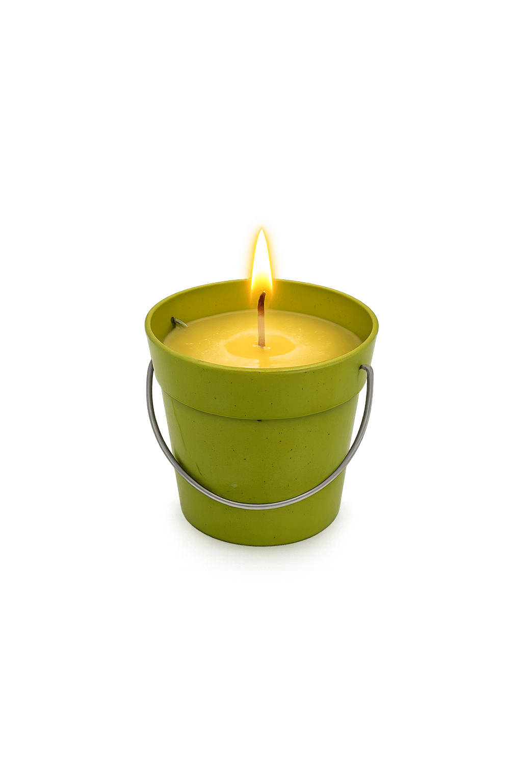 Groen emmertje met citronellavulling 2